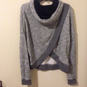 Rag & Bone Jean Murphy Cross-Over Back Hoodie S